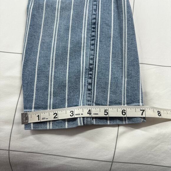 Boyish Jeans Womens 26 Blue Carter Striped They Made Me a Criminal Cotton Blend - Picture 15 of 15